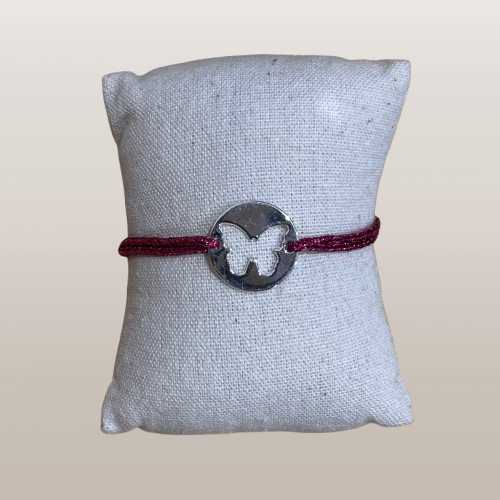 Bracelet Papillon argent plaqué