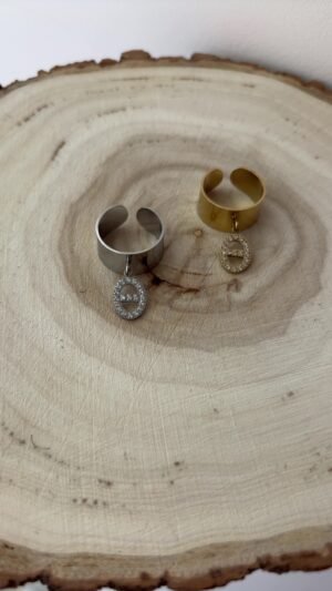 Bague Milaé dorée ou argentée