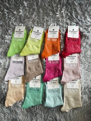 Chaussettes paillettes « Pétasse »